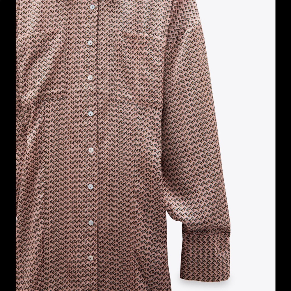 Printed shirt dress - Picture 5 of 9